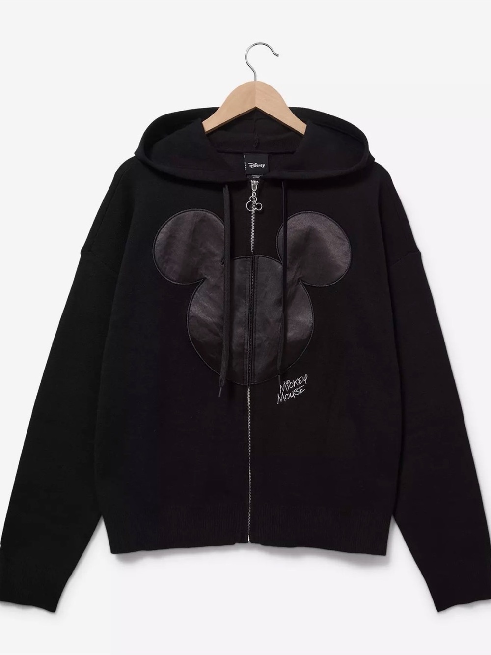 Disney Black Mickey Mouse Zip Hoodie